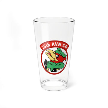 25th Aviation Group (Company) Pint Glass, US Army Helicopter Company Vietnam flying UH-1 Iroquois