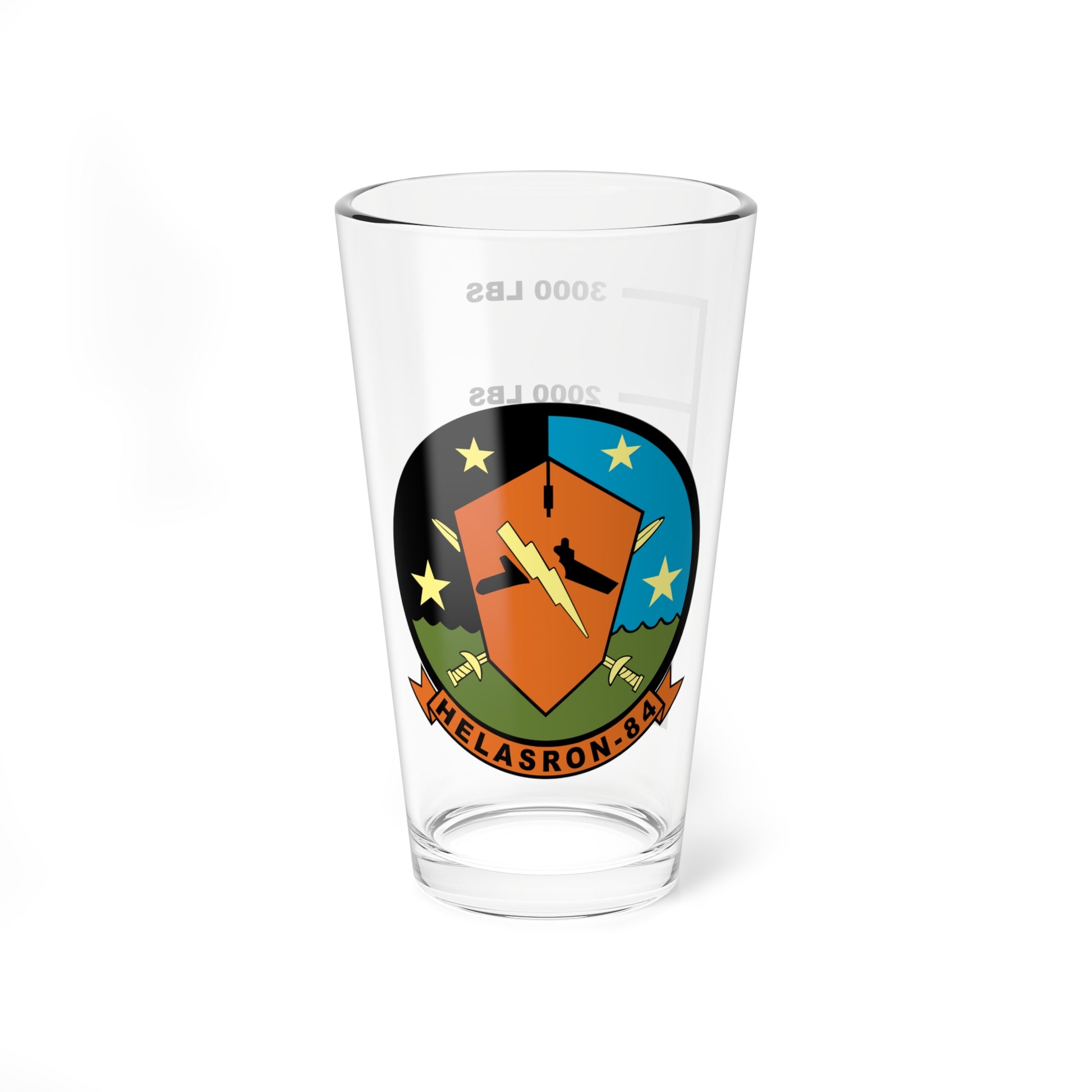 HS-84 Thunderbolts Fuel Low Pint Glass