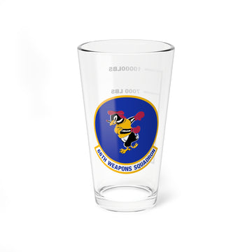 Hippy's Goodness 66th Weapons Squadron Fuel Low Pint Glass