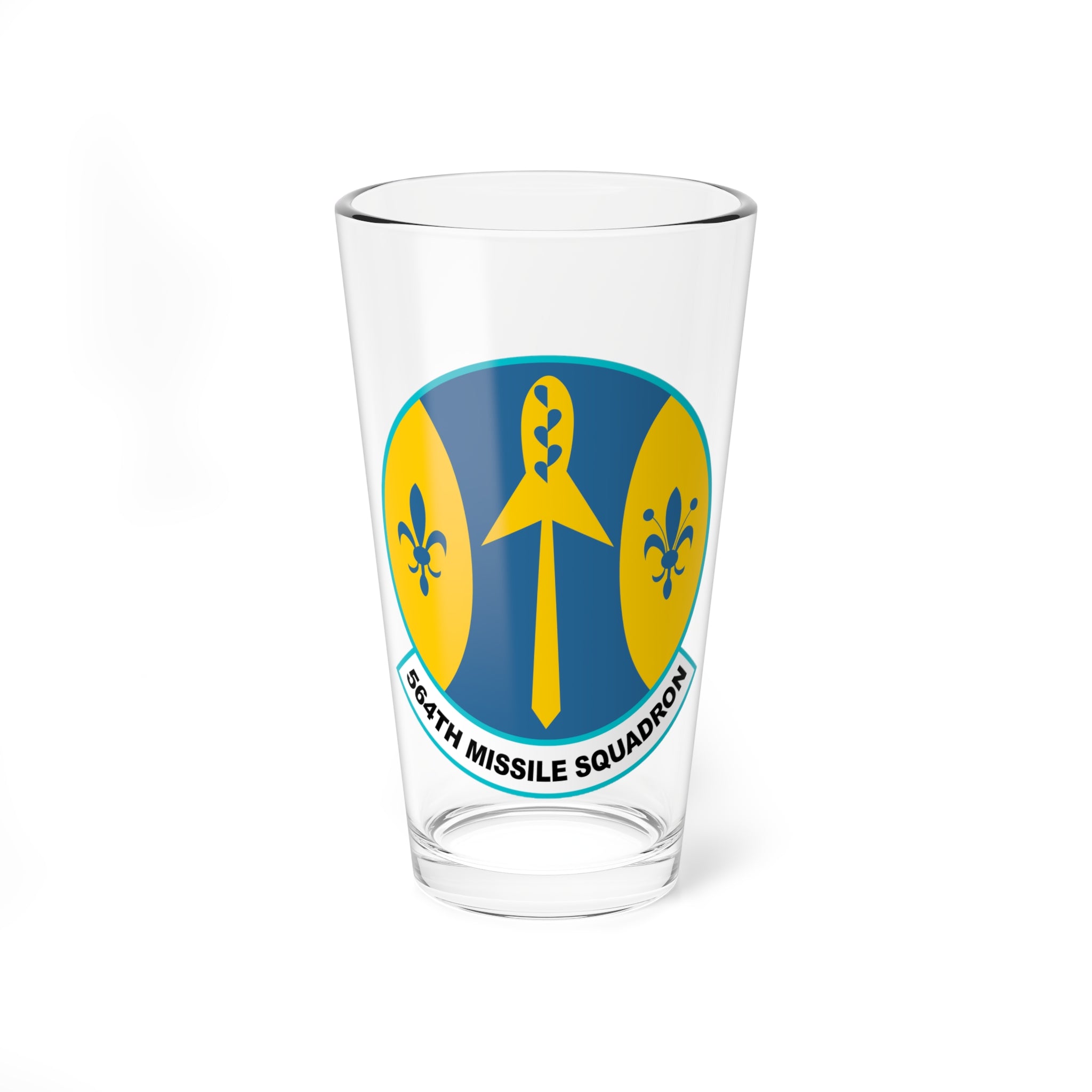564th Missile Squadron Pint Glass US Air Force MIssileers and and Ballistic Missile Squadron