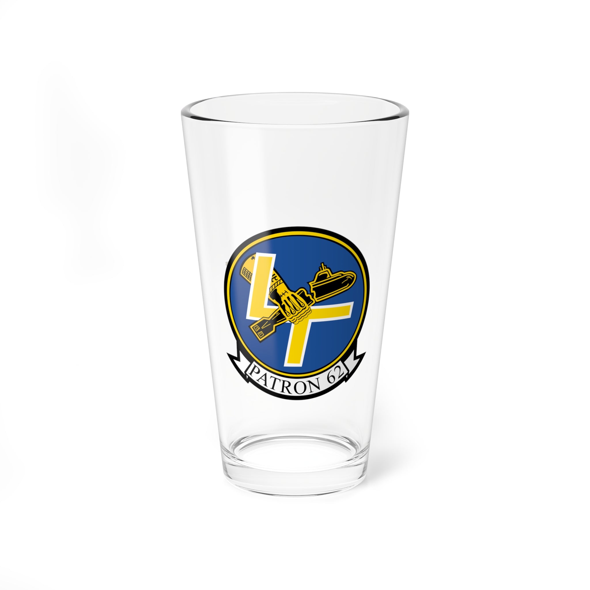 Personalized VP-62 "Broadarrows" NFO Wings Pint Glass, Navy Maritime Patrol Squadron flying the P-3 Orion - Shop Hippysgoodness