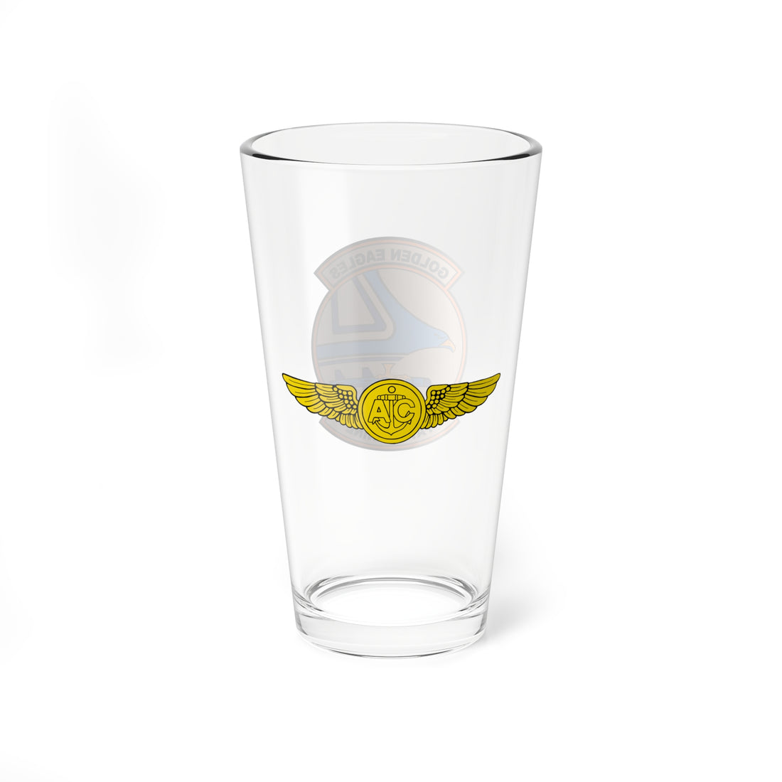 VP-9 Golden Eagles Aircrewman Pint Glass, Navy Maritime Patrol Squadron Flying the P-3 Orion - Shop at Hippy's Goodness