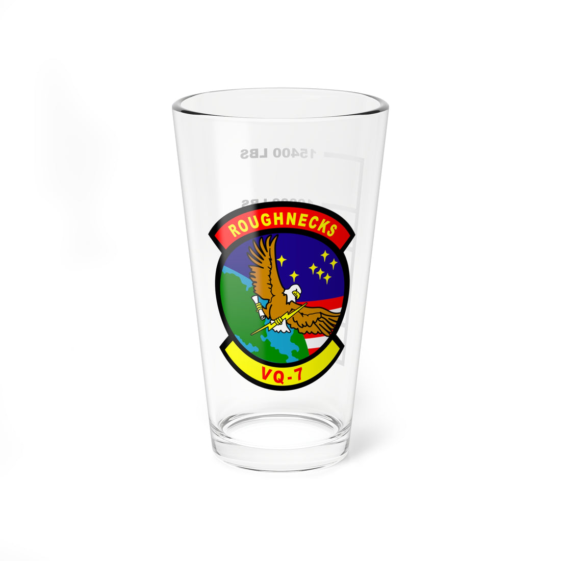 VQ-7 Roughnecks Pint Glass