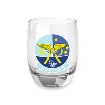 VS-32 "Maulers" Whiskey Glass, US Navy Sea Control Squadron flying the S-3 Viking