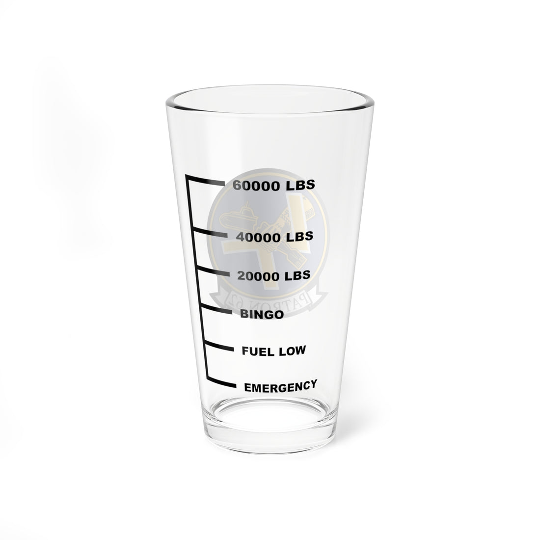 VP-62 "Broadarrows" Fuel Low Pint Glass