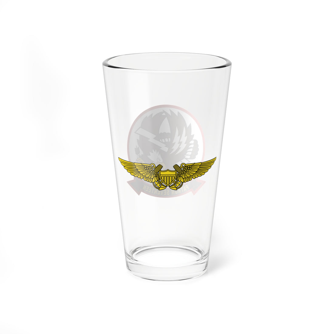 VP-17 "White Lightnings" NFO Pint Glass, Navy Patrol Squadron Flying the P-3 Orion P-8 Poseidon - Shop at Hippy's Goodness