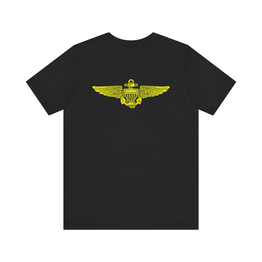 Naval Aviator Wings T-Shirt - Wings on front and Back Navy, Marines, Coast Guard, Aviation, Veteran