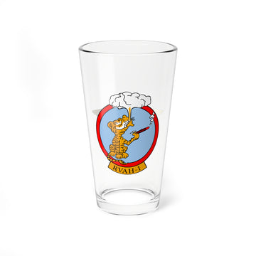 RVAH-1 "Smokin' Tigers" NFO Pint Glass, Navy Reconnaissance Attack (Heavy0 Squadron flying the A-5 Vigilante