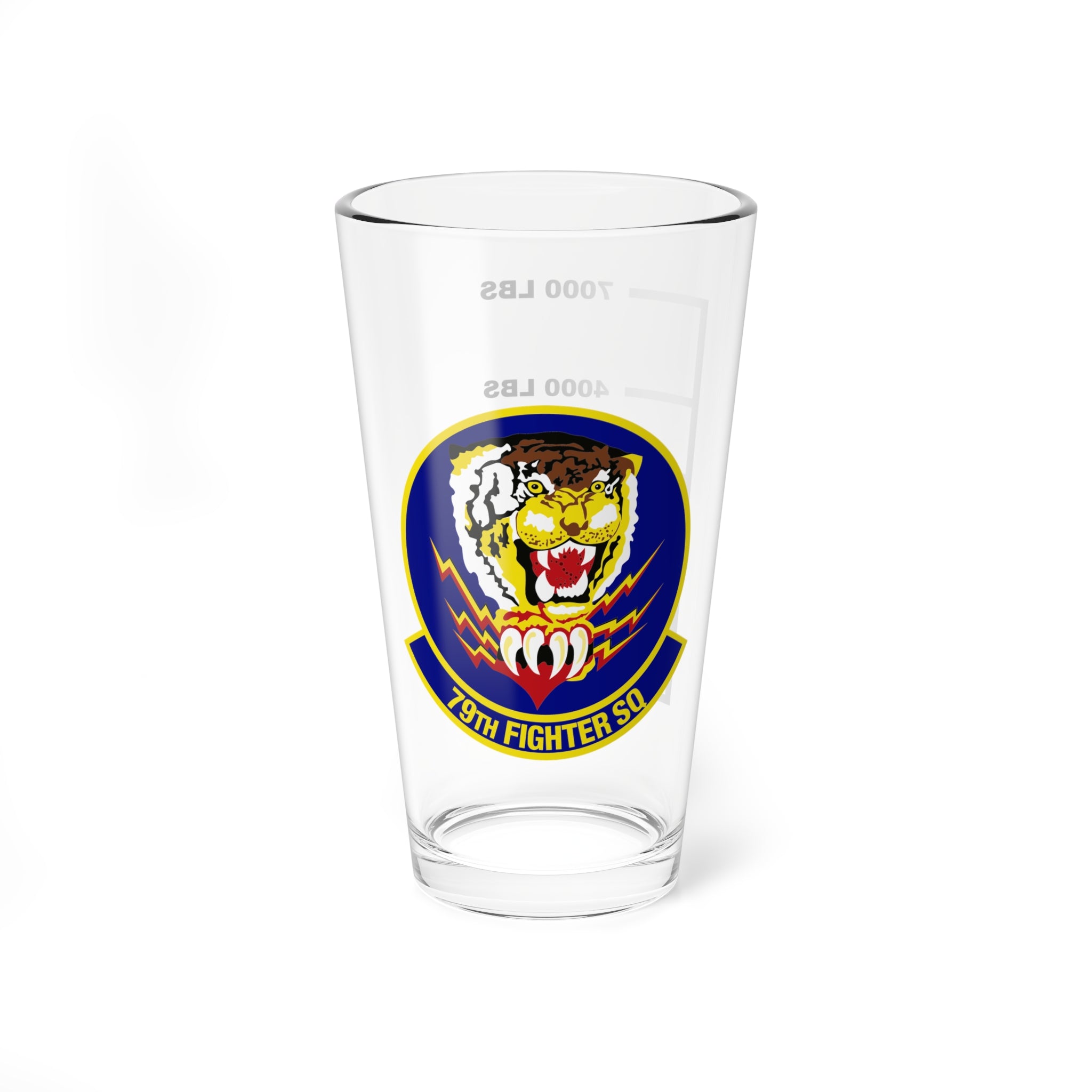 Hippy's Goodness 79th Tigers Fighter Squadron Pint Glass