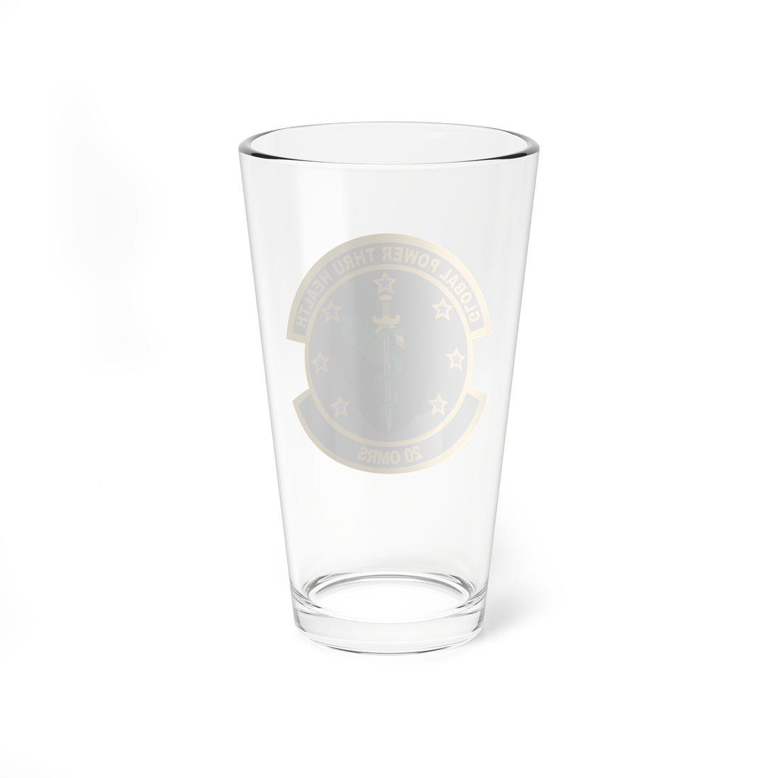 20th OMRS Pint Glass, USAF Operational Medical Readiness Squadron