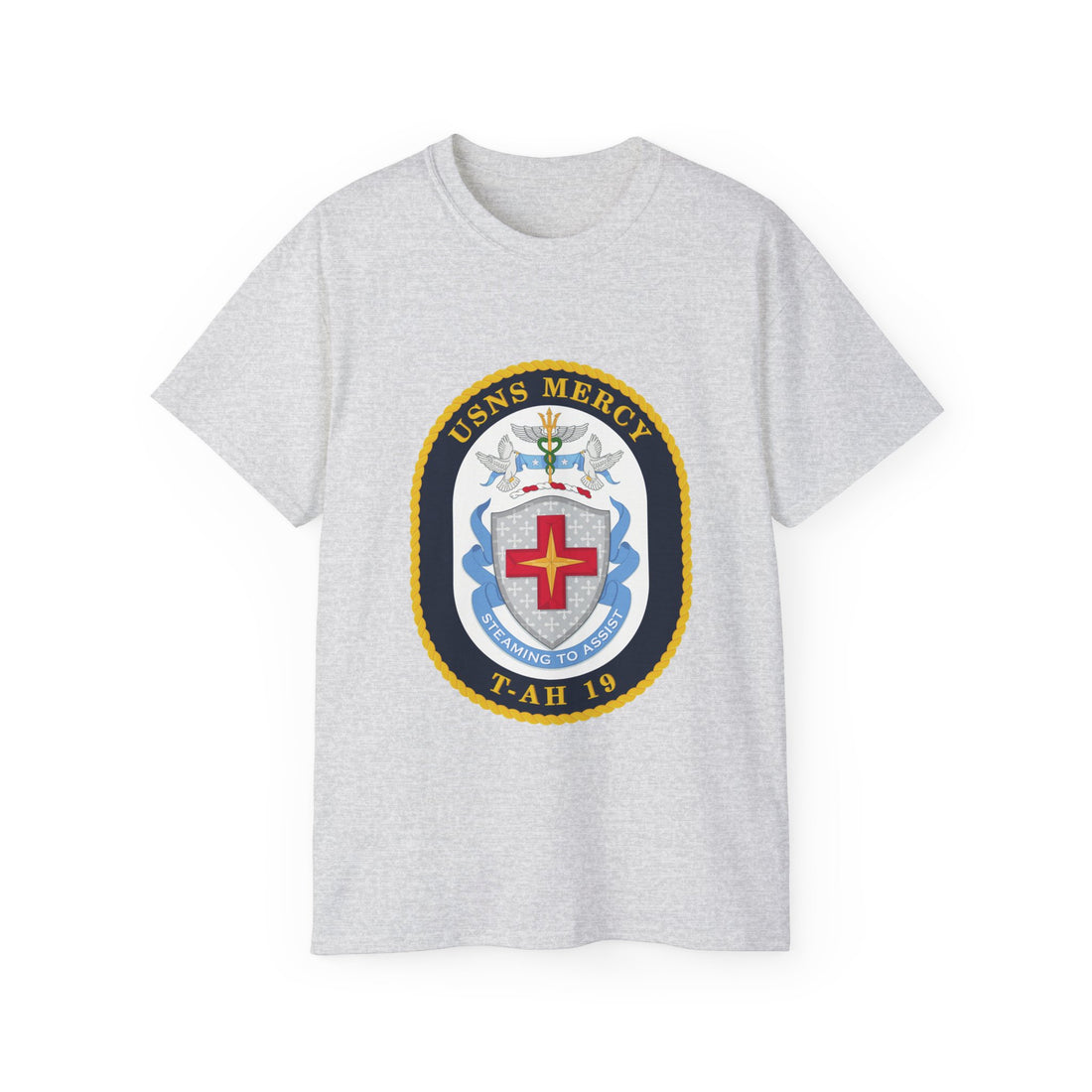 USNS MERCY TAH19 T-Shirt, US Navy Hospital Ship Tee - Shop Hippysgoodness