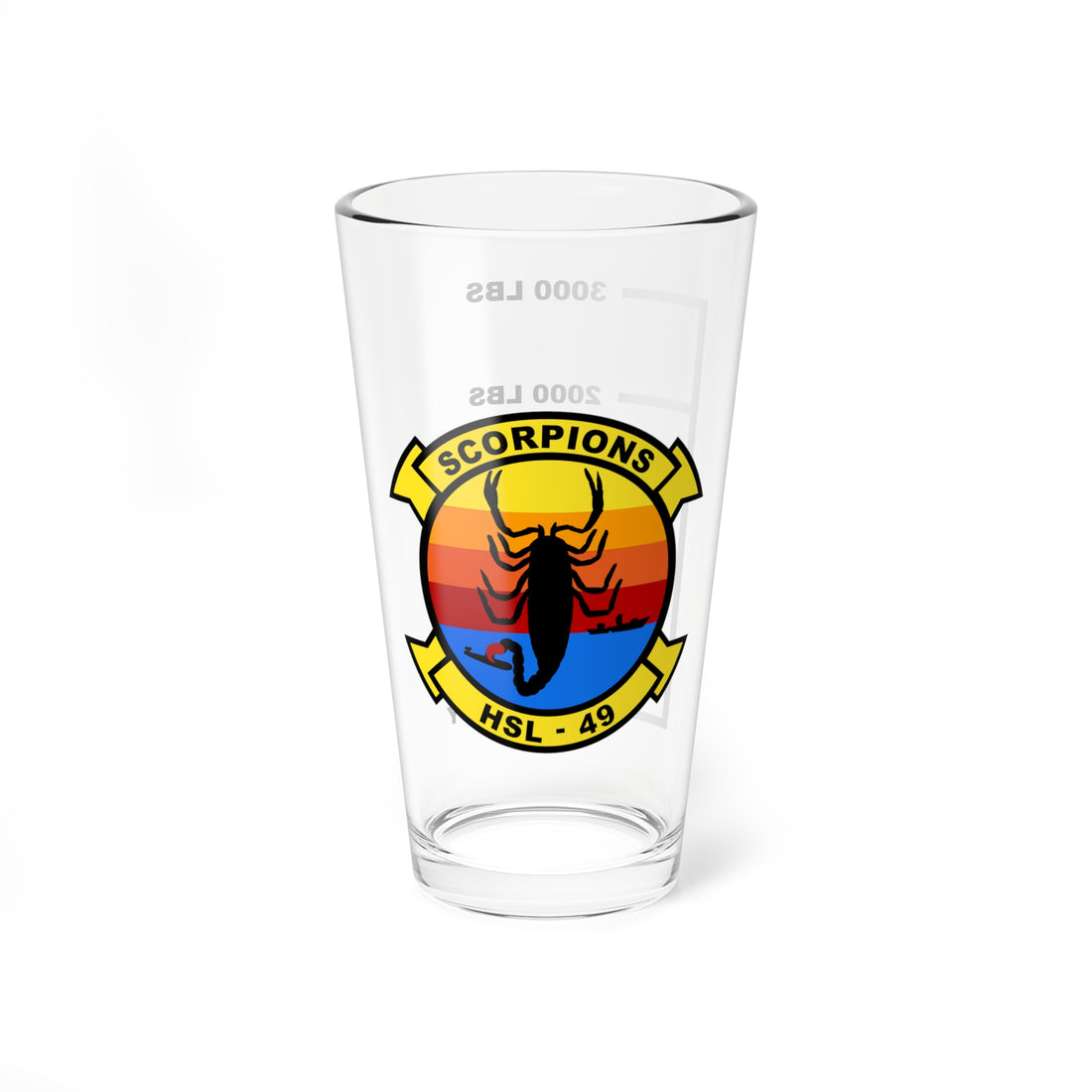 HSL-49 Scorpions Fuel Low Pint Glass