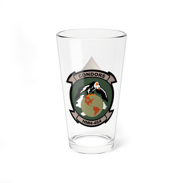 HMH-464 "Condors" Personalized Pint Glass, Marine Heavy Lift Helicopter Squadron fyling the CH-53E Super Stallion