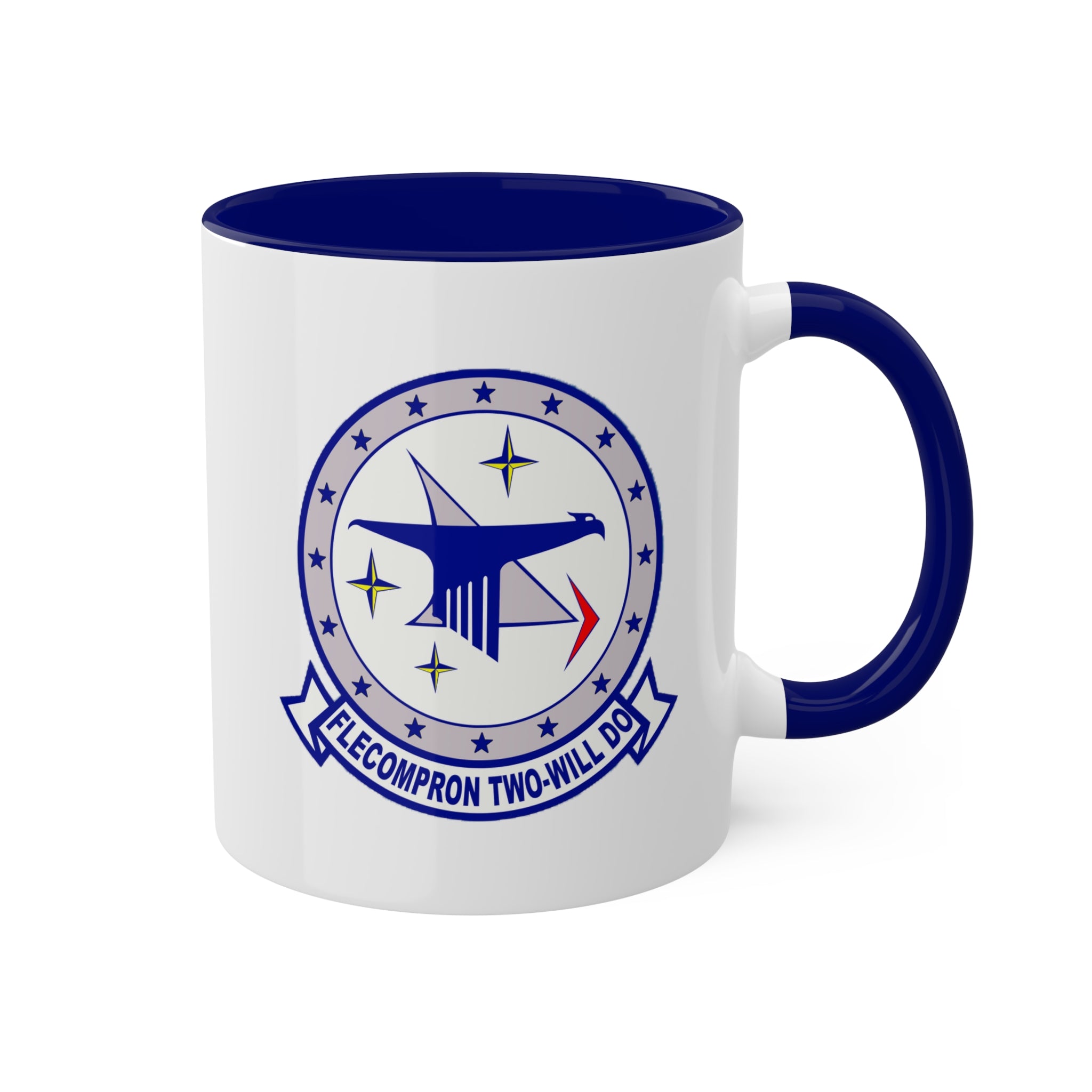 VC-2 "Blue Falcons" AE2 10oz. Coffee Mug, Navy Composite Squadron with the Enlisted Aviation Electricians Mate Second Class