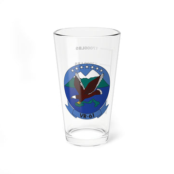 VR-61 "Islanders"  Fuel Low Pint Glass, Navy Fleet Logistics Support Squadron flying the C-40 Clipper