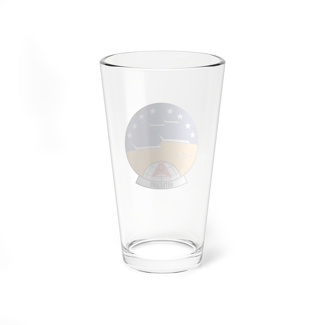 68th Consolidated Aircraft Maintenance Squadron -no wings- Pint Glass, USAF Consolidated Aircraft Squadron concept from the SAC days