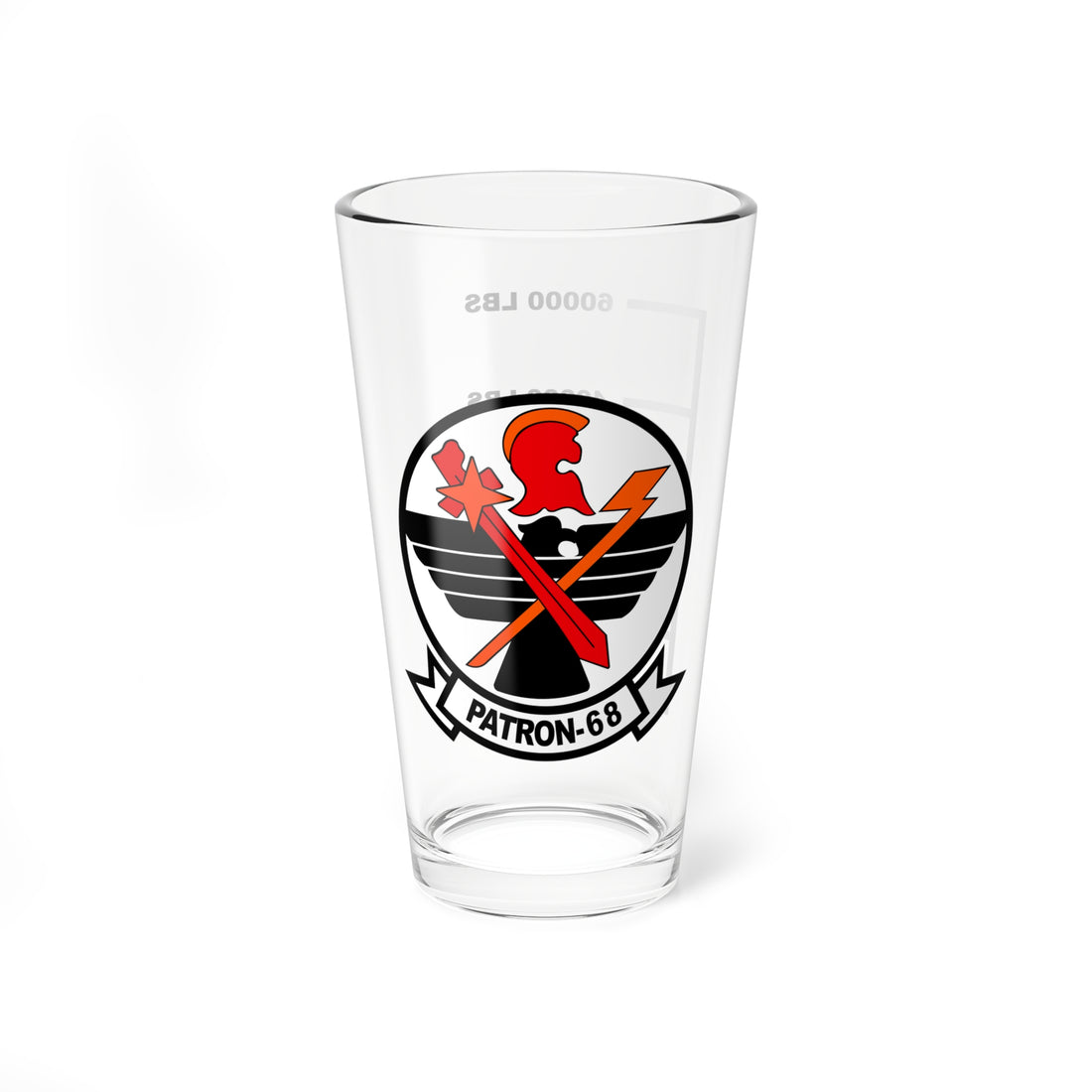 VP-68 Blackhawks Fuel Low Pint Glass