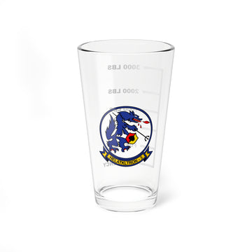 HA(L)-3 "Seawolves" Fuel Low Pint Glass, Navy Helicopter Attack Squadron flying the UH-1 in Vietnam - Shop at Hippy's Goodness