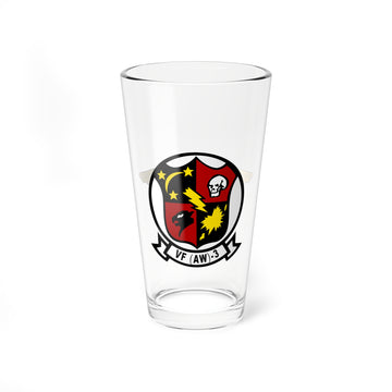 VF(AW)-3 "Blue Nemesis" Aviator Pint Glass, Navy All Weather Fighter Squadron - Shop at Hippy's Goodness