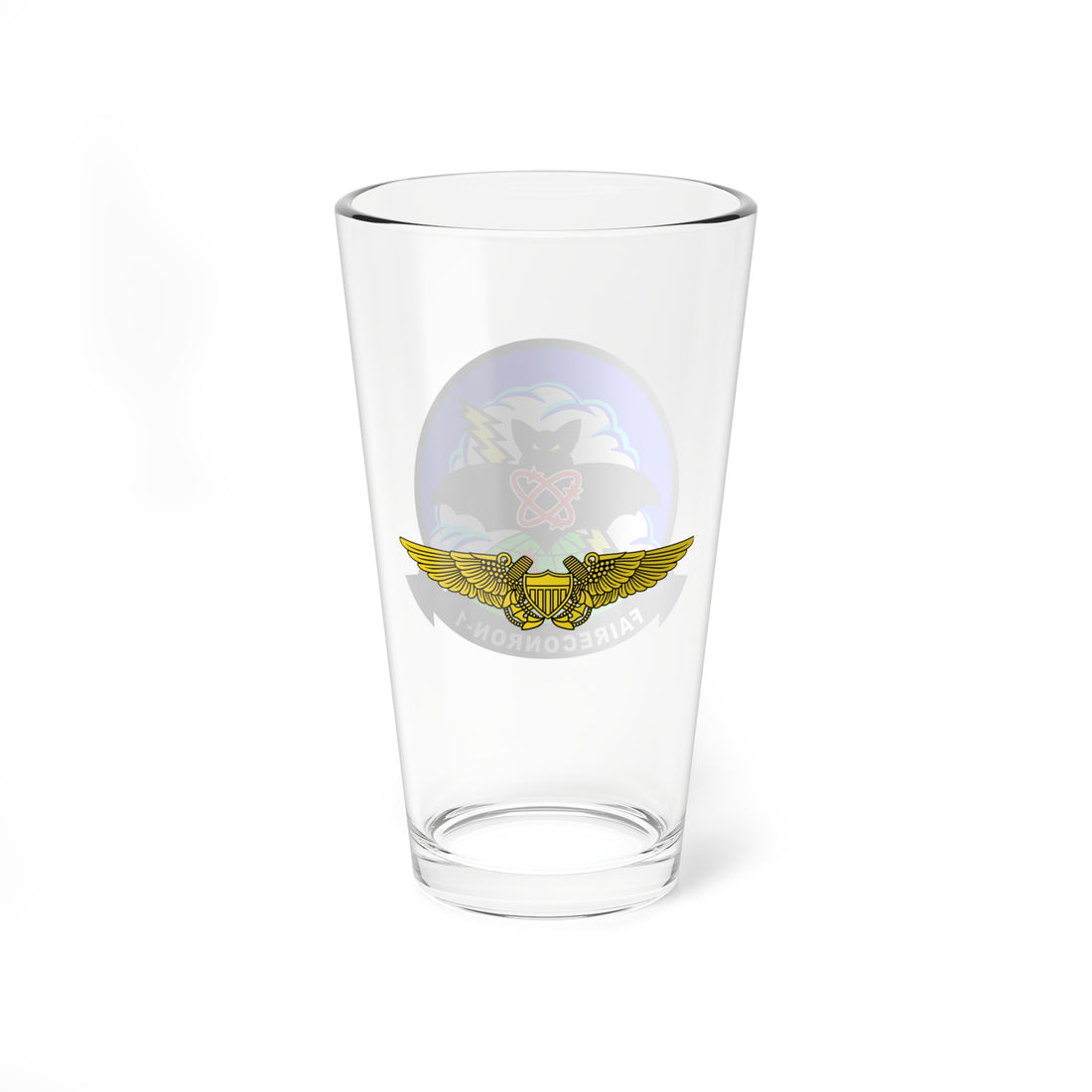 VQ-1 [Legacy Logo] World Watchers NFO Pint Glass, Navy Fleet Air Reconnaissance Squadron Flying the EP-3 Aries II - Shop at Hippy's Goodness