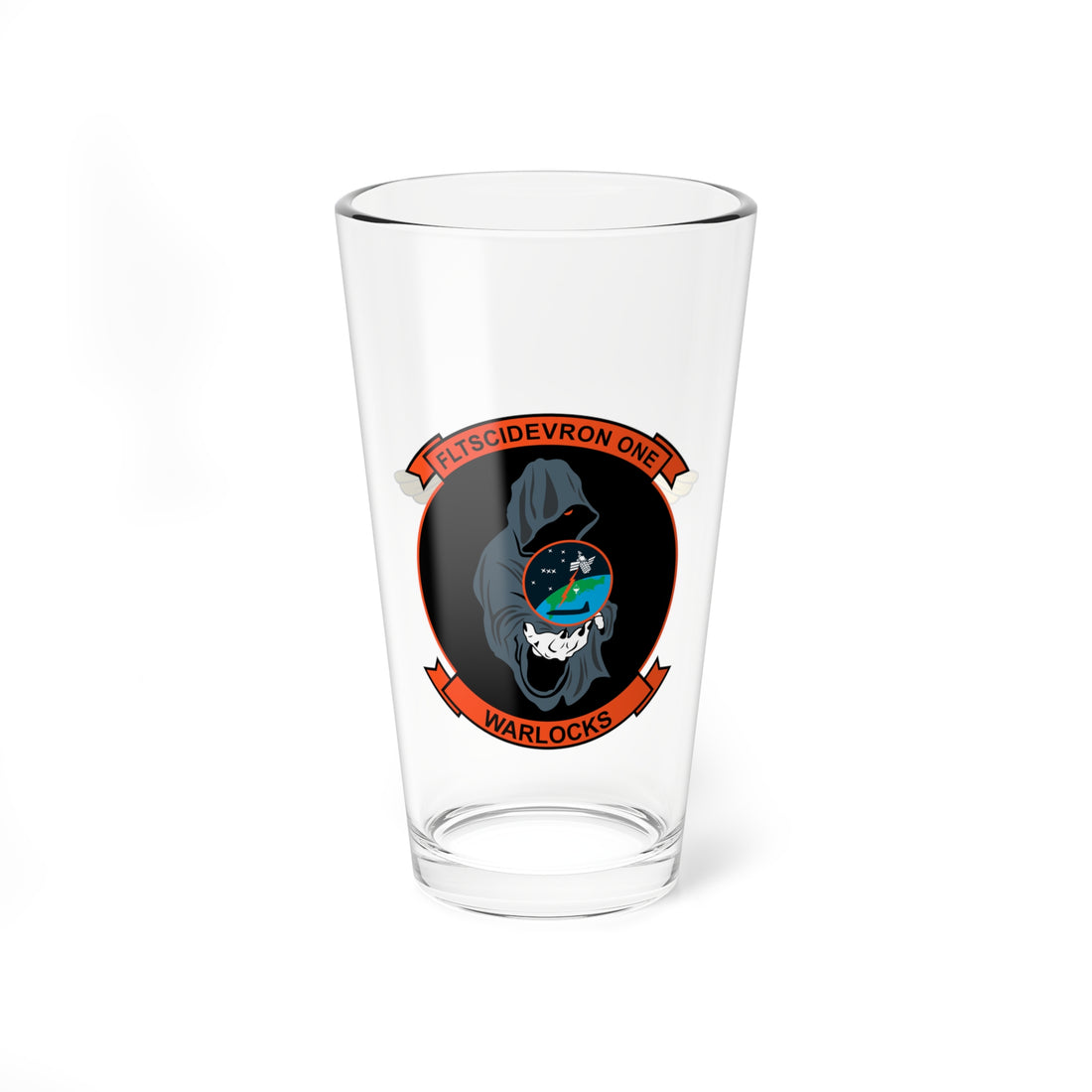 VXS-1 Warlocks Aircrewman Pint Glass 16oz