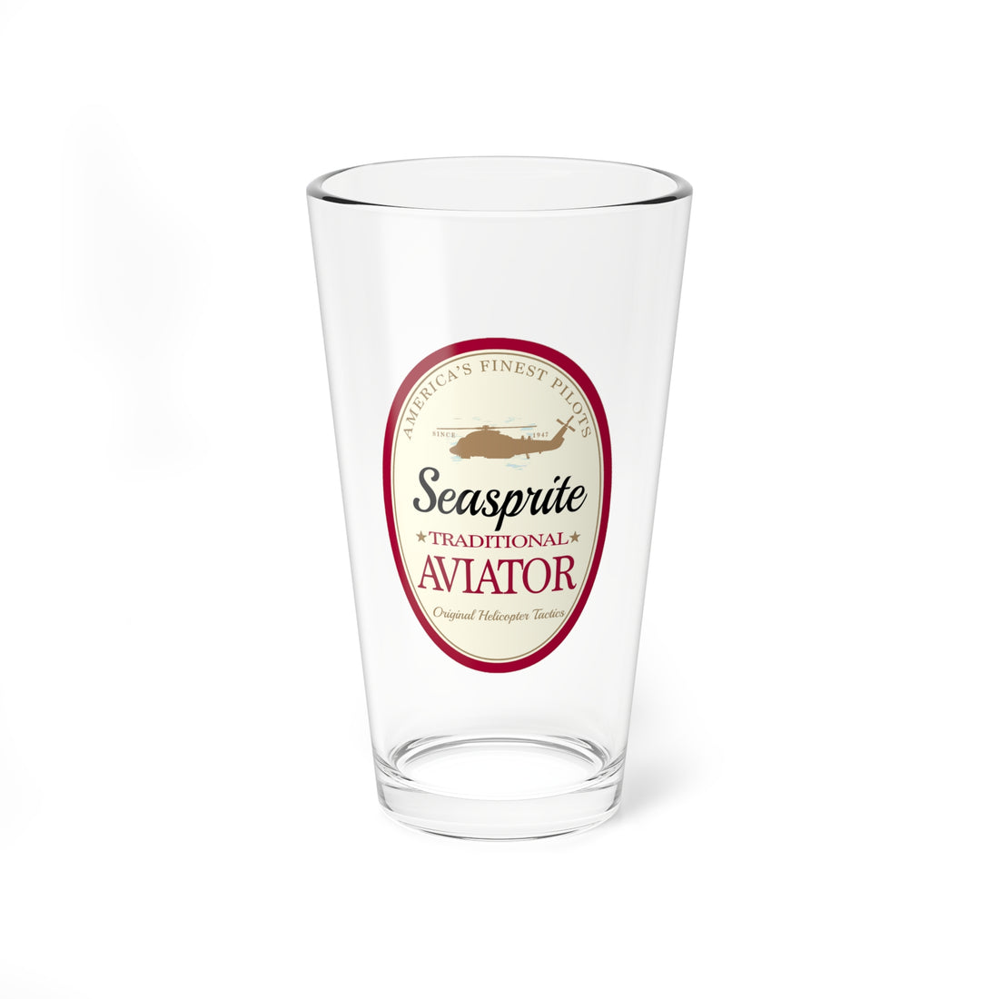 Traditional Aviator SH-2F Pint Glass 