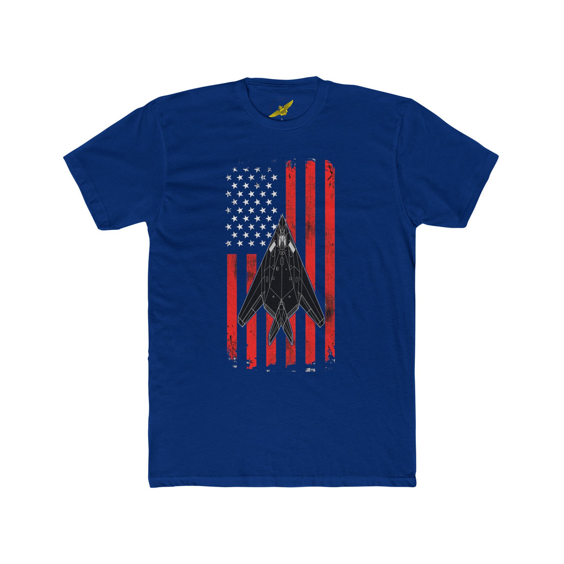 F-117 Nighthawk Patriotic Flag Tee, US Air Force Stealth Attack Aircraft
