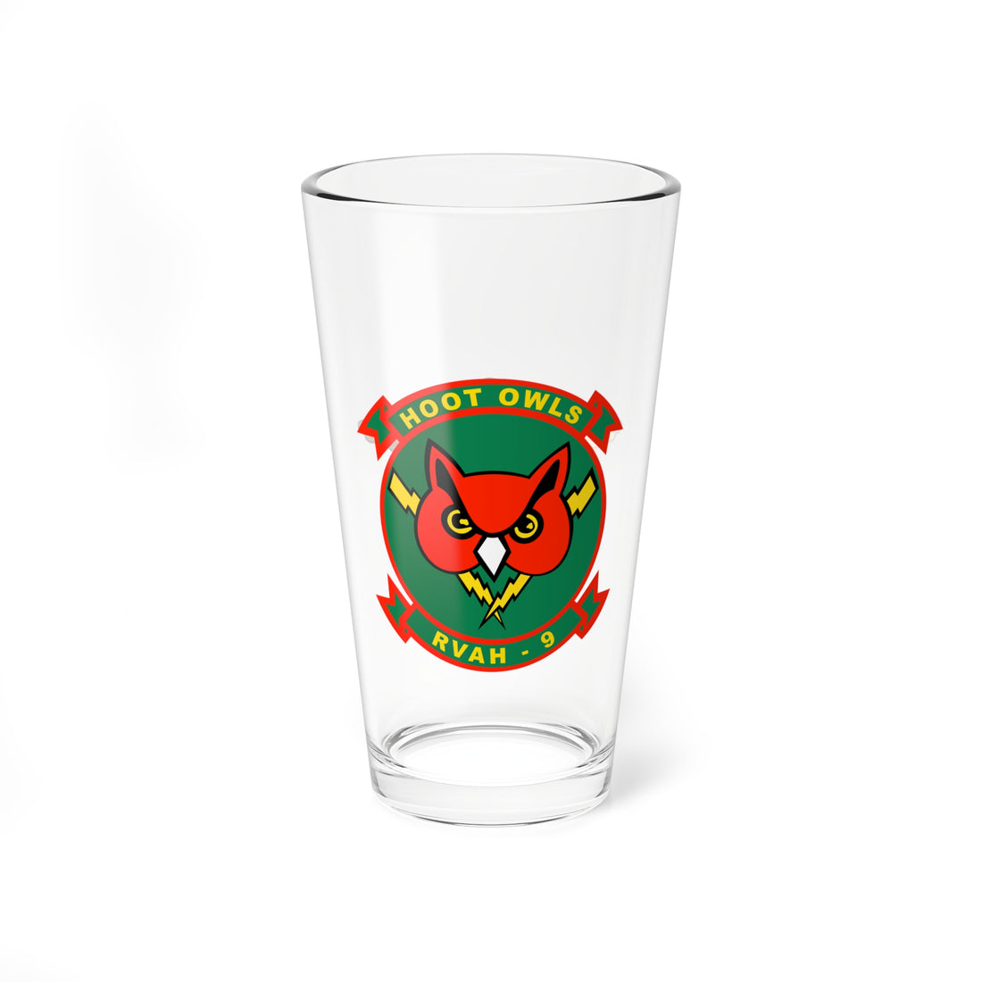 RVAH-9 Hoot Owls Aviator Pint Glass