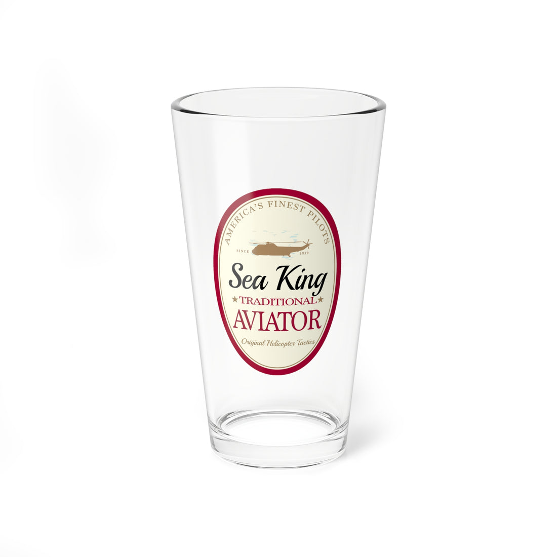 Traditional Aviator C-SH-3 Pint Glass