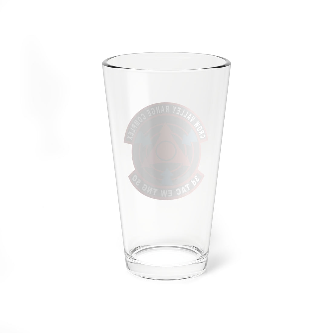 3rd TEWTS Pint Glass, USAF Tactical Electronic Ware Training Squadron Crow Valley Range