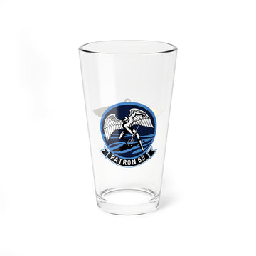 VP-65 Tridents Aviator Pint Glass, Navy Maritime Patrol Squadron Flying the P-3 Orion - Shop at Hippy's Goodness