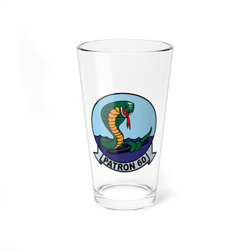 VP-60 Cobras Aircrewman Pint Glass, Navy Maritime Patrol Squadron - Shop at Hippy's Goodness