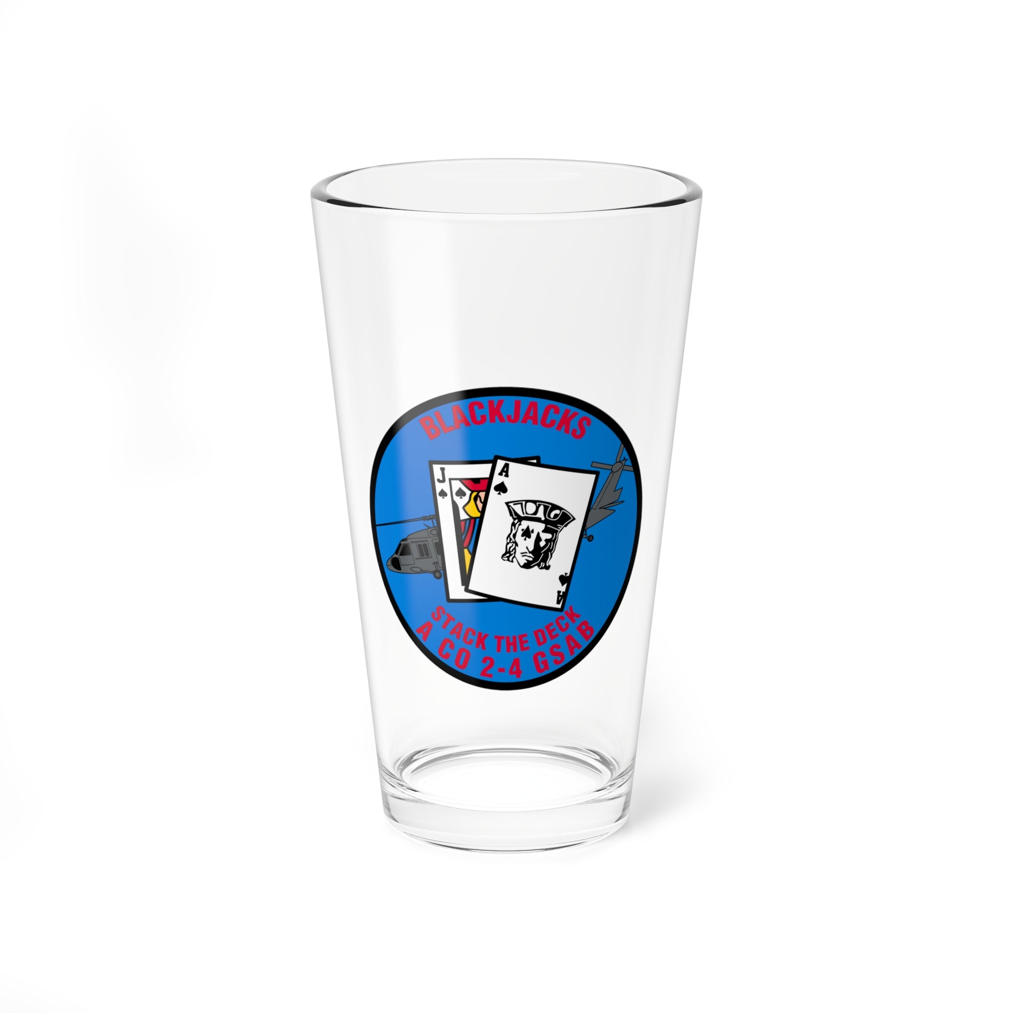 A C0 2-4 GSAB -No Wings- Pint Glass, Navy All Weather FIghter Squadron