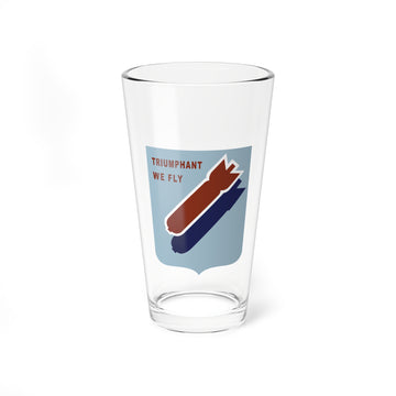 381st Bombardment Group Pint Glass, USAAF Bomb Group assigned to the 8th Air Force in WWII