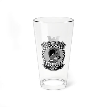 HSM-46 PR1 Pint Glass, Personalized Retirement Gift