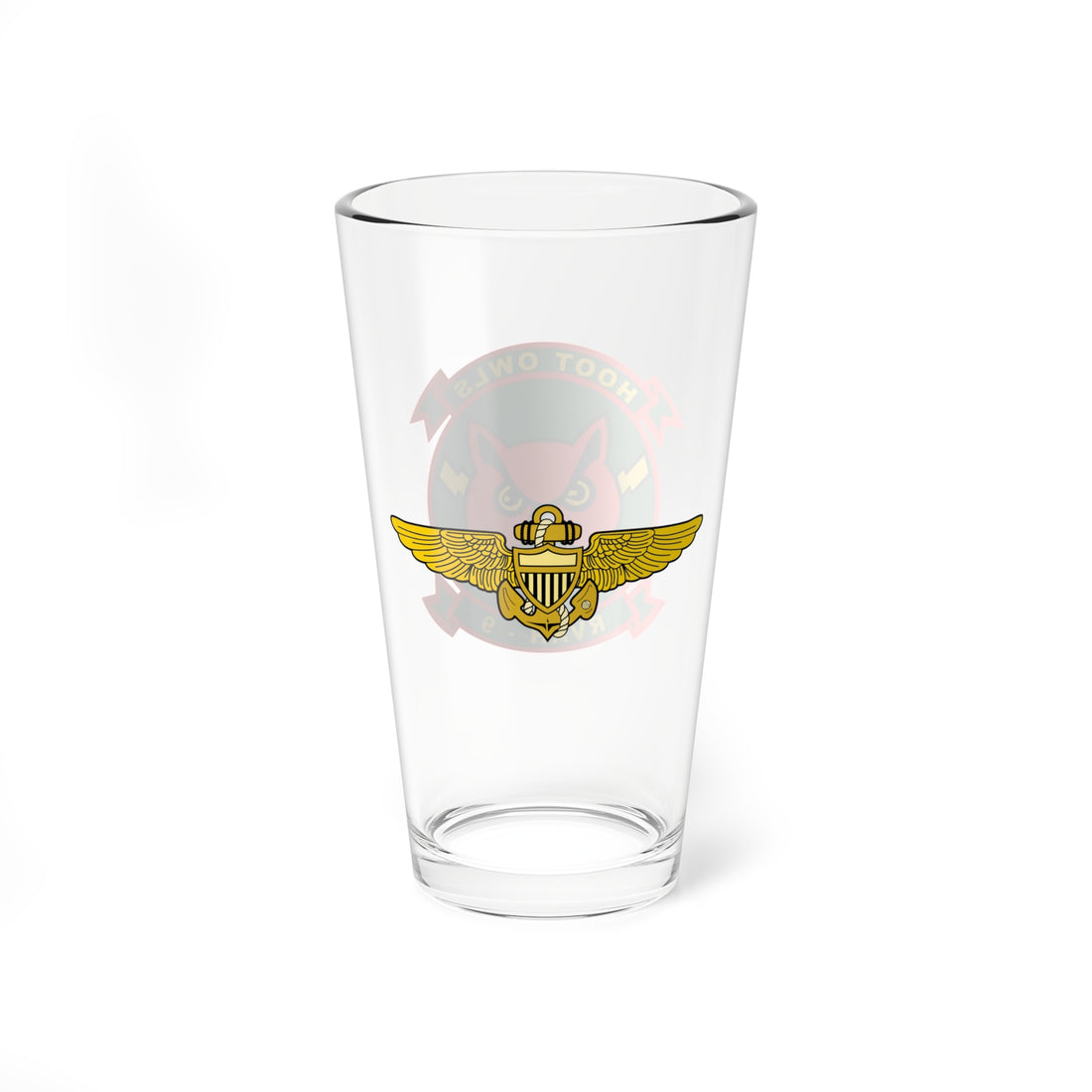 RVAH-9 Hoot Owls Aviator Pint Glass