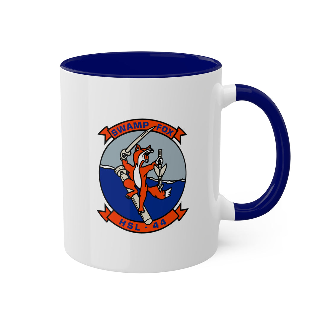 HSL-44 "Swamp Foxes" Naval Aviator 10oz. Mug, Navy Helicopter ASW Light Squadron flying the SH-60B