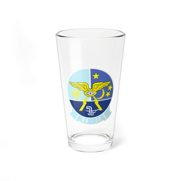 VS-32 "Maulers" Aviator Pint Glass US Navy Sea Control Squadron flying the S_3 Viking for retired and veteran Sailors