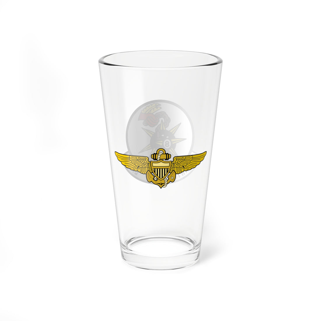 HS-8 Eightballers Aviator Pint Glass