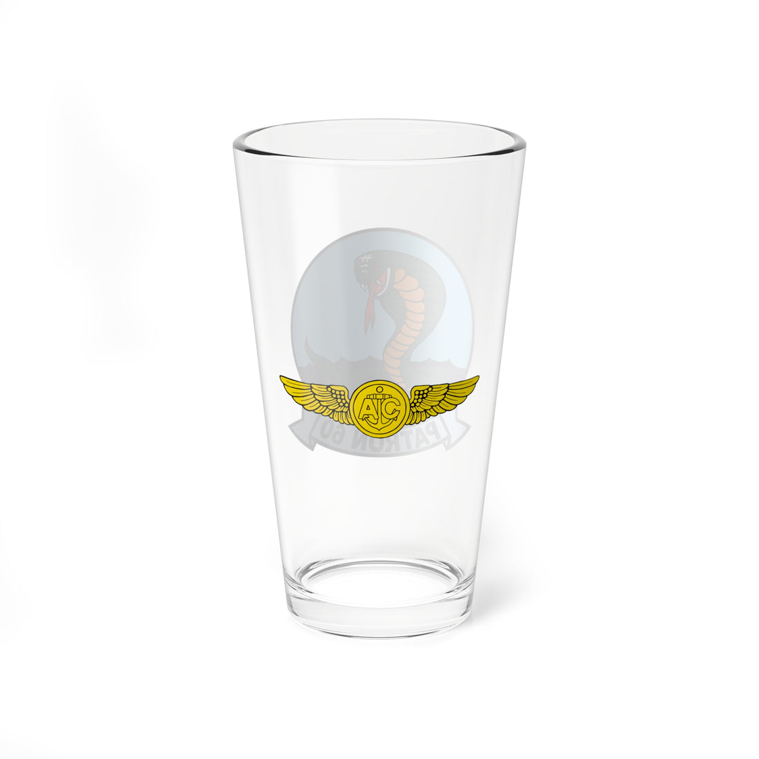 VP-60 Cobras Aircrewman Pint Glass, Navy Maritime Patrol Squadron - Shop at Hippy's Goodness