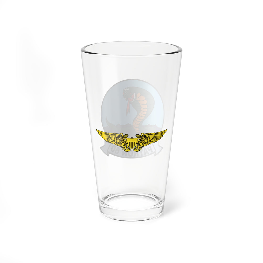 VP-60 "Cobras" NFO Pint Glass, Navy Maritime Patrol Squadron - Shop at Hippy's Goodness