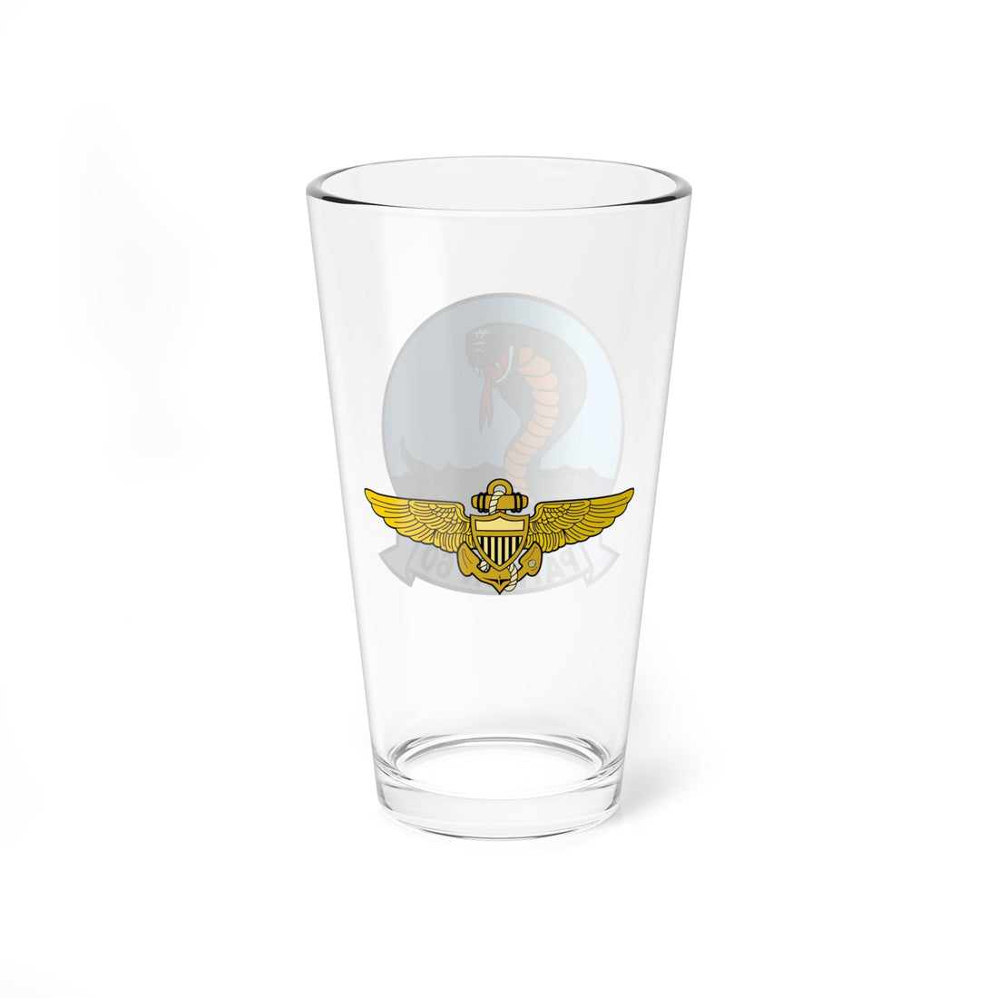 VP-60 "Cobras" Aviator Pint Glass, Navy Maritime Patrol Squadron - Shop at Hippy's Goodness