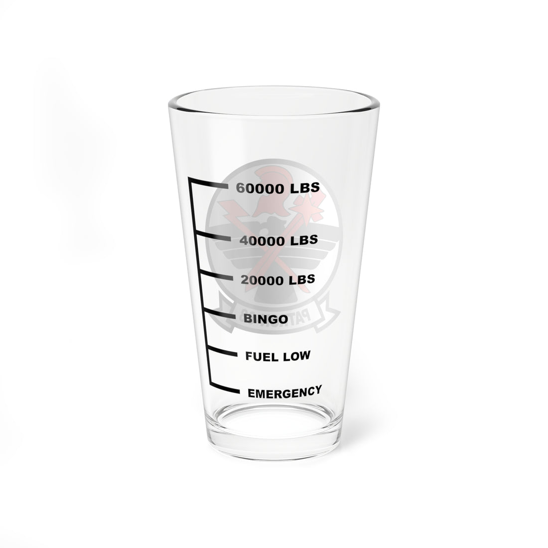 VP-68 Blackhawks Fuel Low Pint Glass