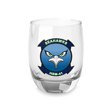 HSM-41 "Seahawks" Whiskey Glass, Navy Helicopter Maritime Strike Training Squadron flying the MH-60R Seahawk