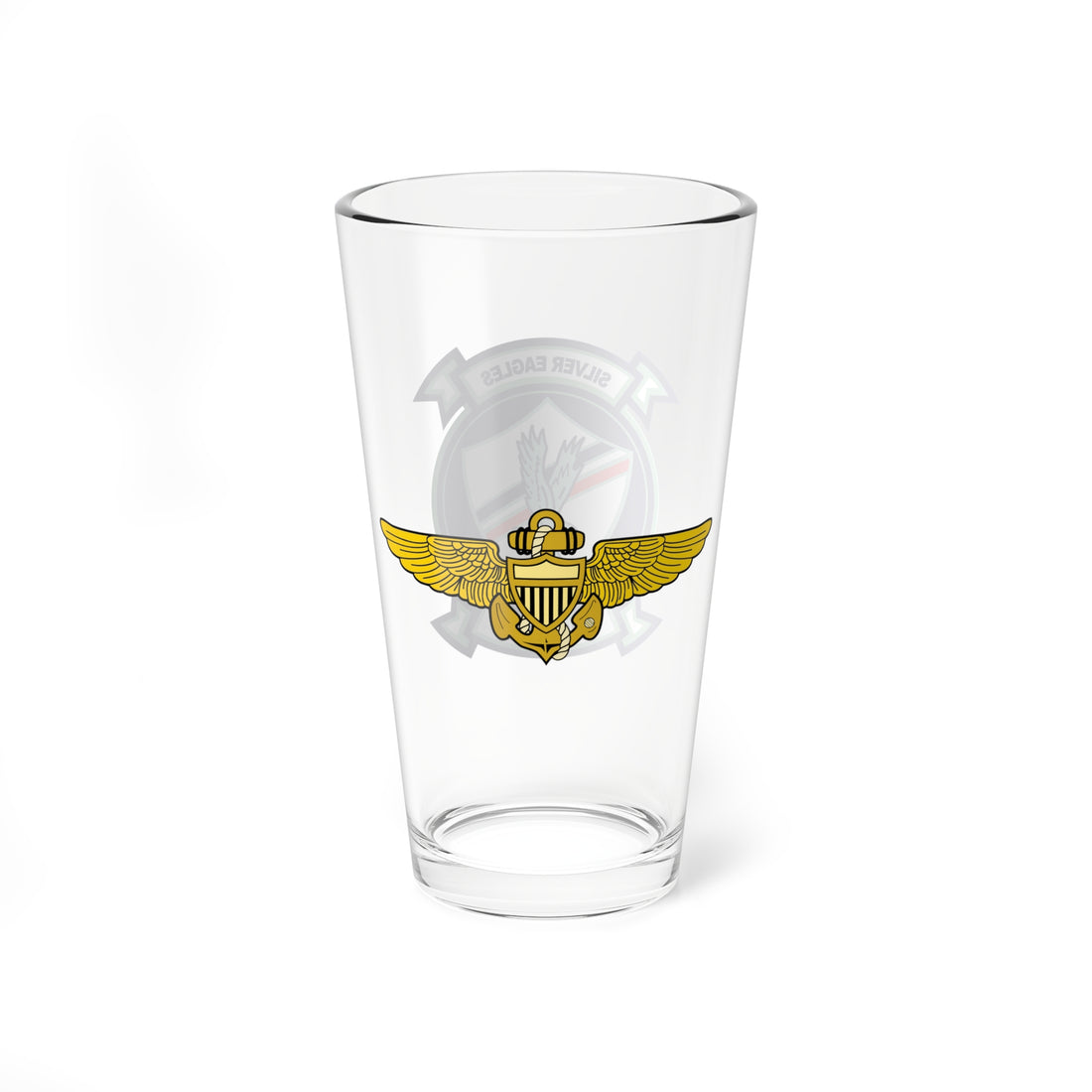 VMFA-115 "Silver Eagle" Aviator Pint Glass, Marine Fighter Attack Squadron flying the F/A-18 Hornet - Shop at Hippy's Goodness