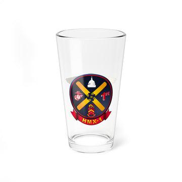 HMX-1 "Nighthawks" Aircrewman Pint Glass, Marine Corps Helicopter Test and VIP Transport Squadron - Shop at Hippy's Goodness