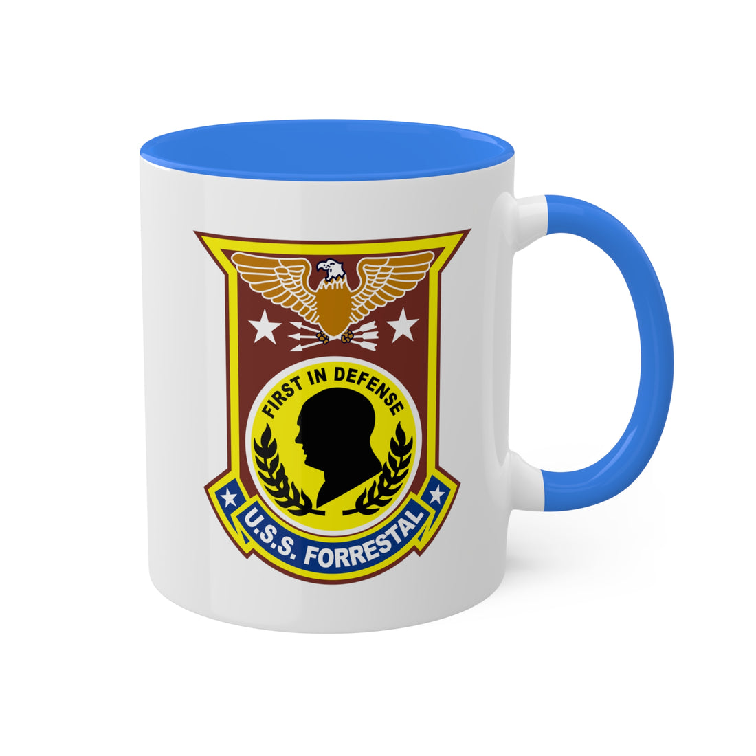 USS Forrestal ESWS Pin 10oz. Coffee Mug