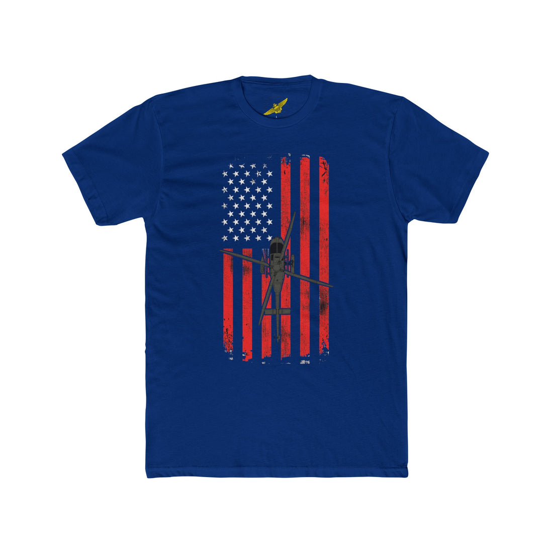 OH-58 Kiowa Warrior Patriotic Flag Tee, US Army Recon Attack Helicopter