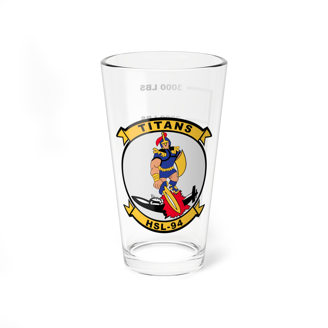 HSL-94 Titans Fuel Low Pint Glass - Helicopter Antisubmarine Squadron