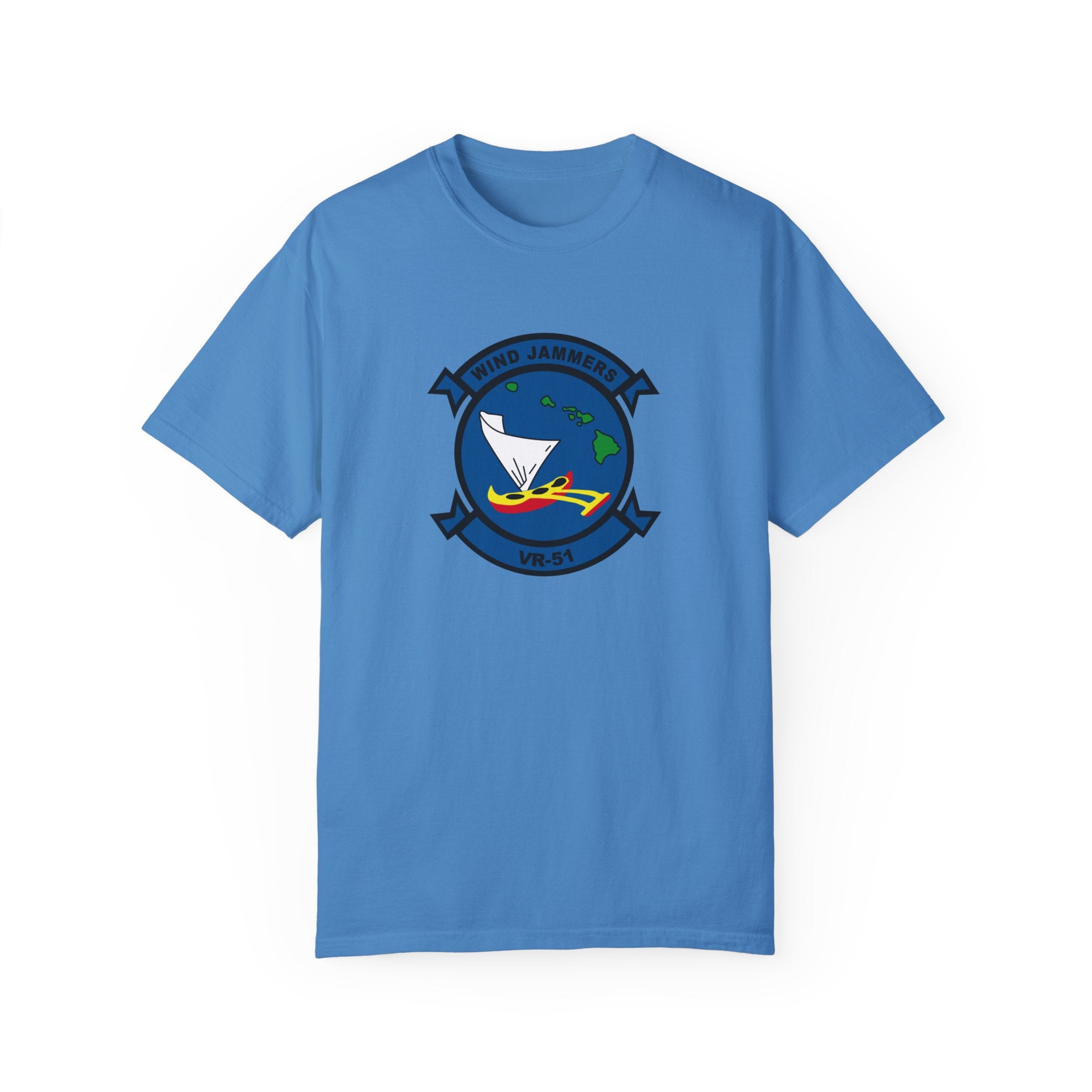 VR-51 Windjammers Squadron Patch T-Shirt - Navy Reserve Fleet Logistics Support Squadron Flying the C-40A Clipper - Shop at Hippy's Goodness